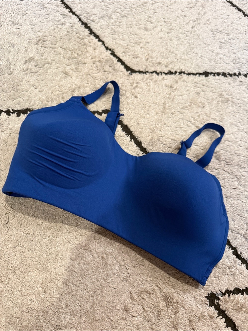 knix L + Seamless T-Shirt Bra - Royal Blue